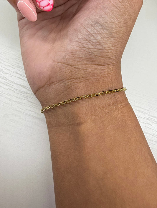 Gold Silent Sparkle Chain